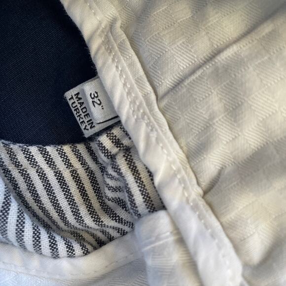 J Lindeberg Shorts Mens 32 Blue Linen Blend Golf Activewear Casual Classic - Picture 4 of 9